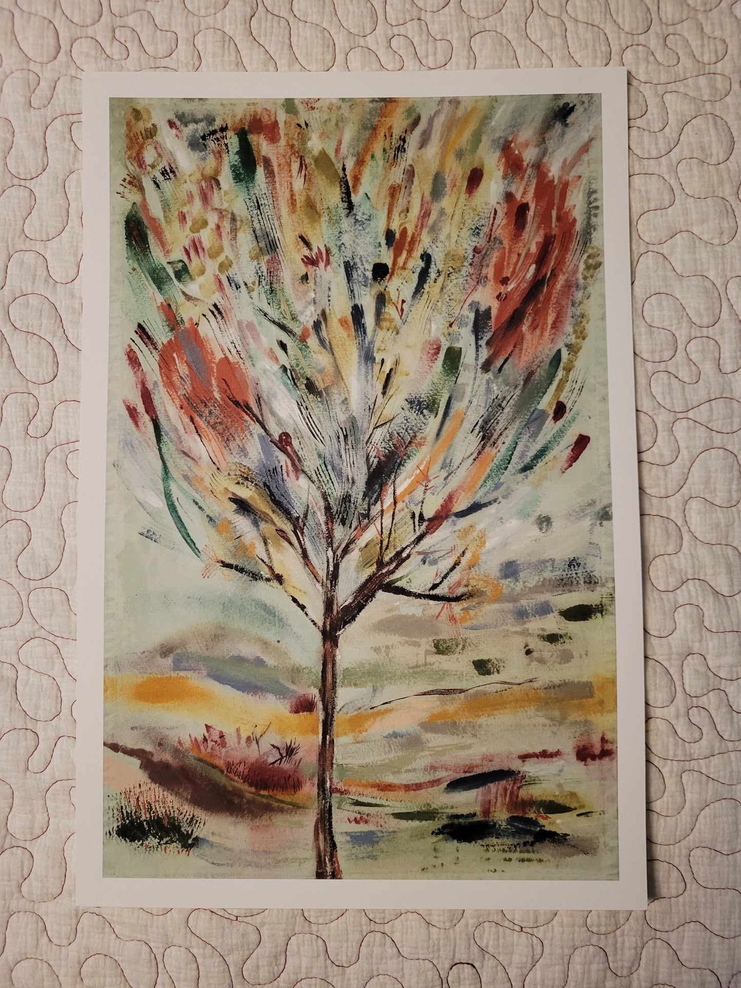 Hand-painted canvas cloth