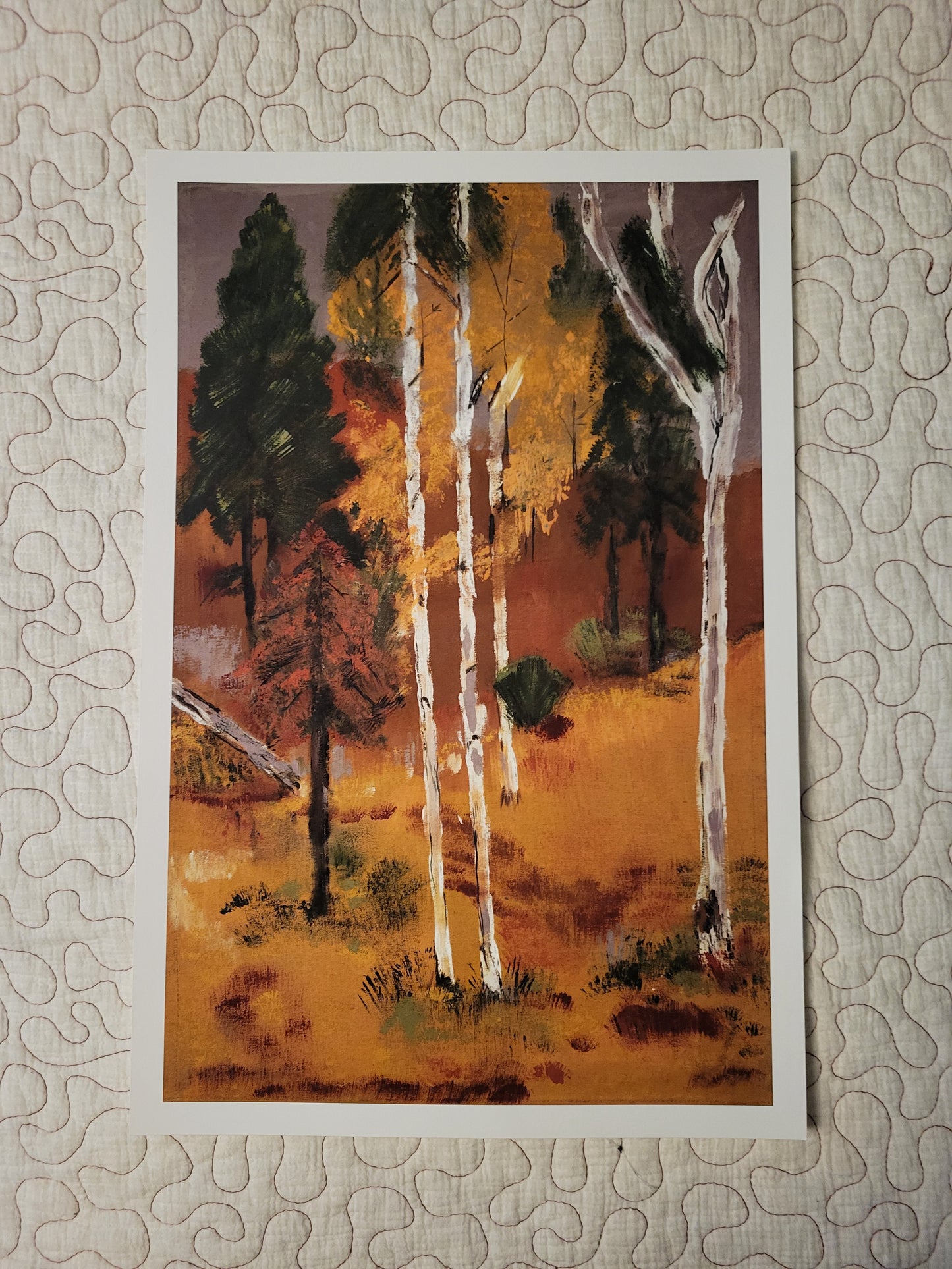 Hand-painted canvas cloth
