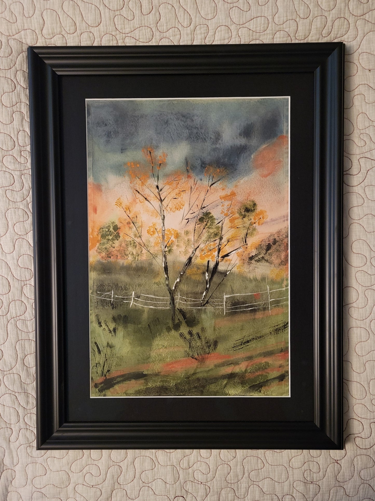 Hand-painted canvas cloth