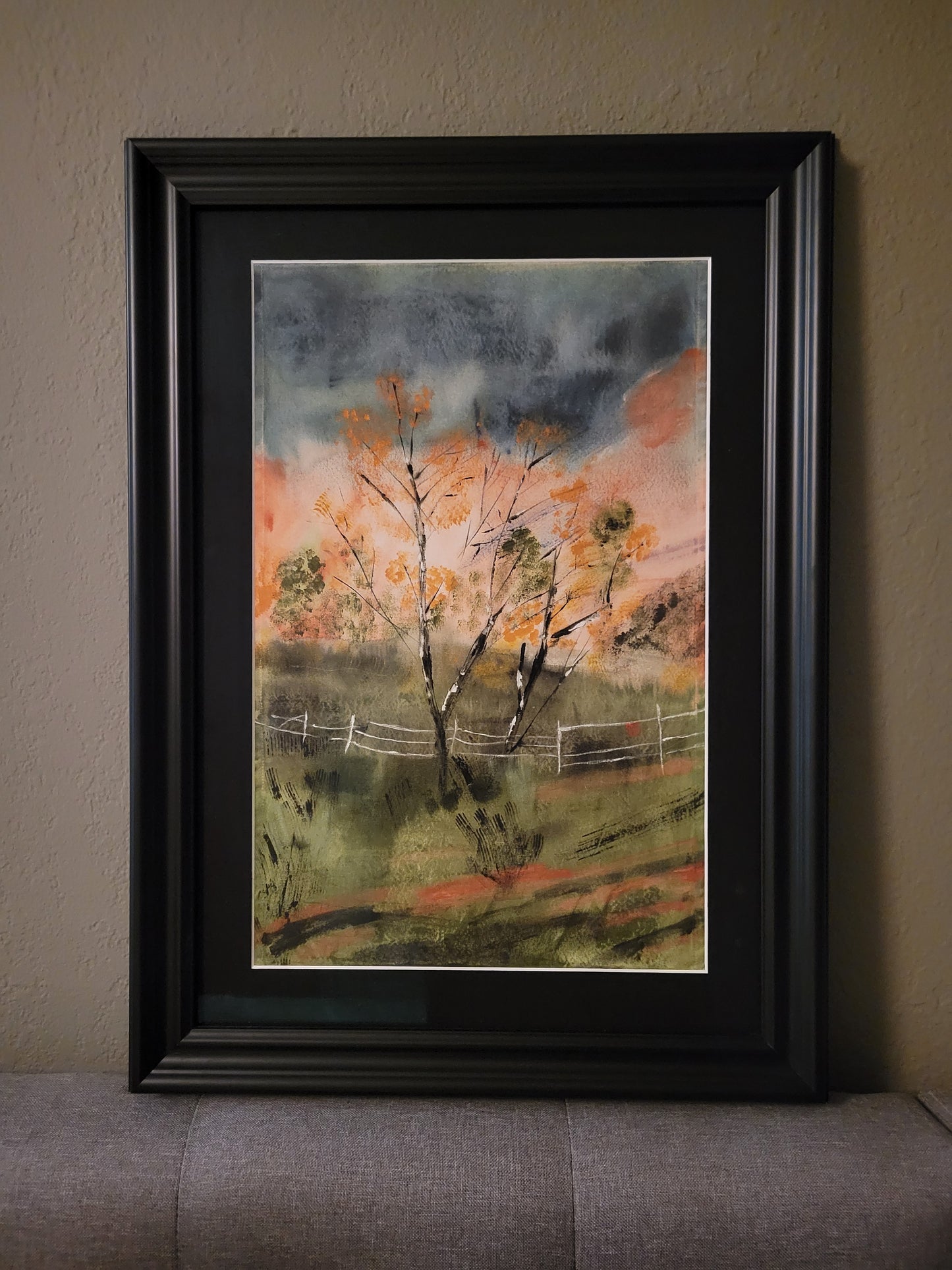 Hand-painted canvas cloth