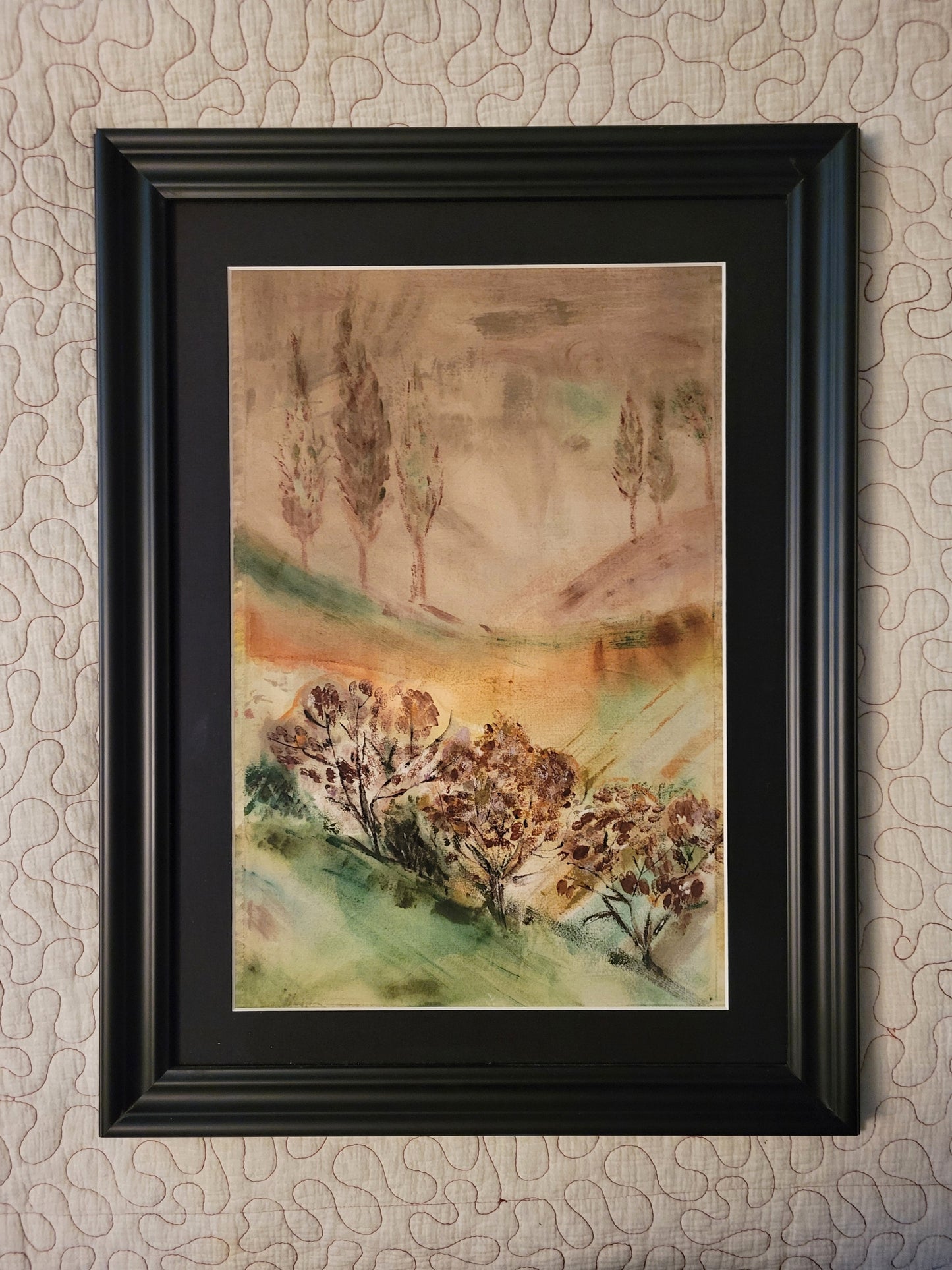 Hand-painted canvas cloth