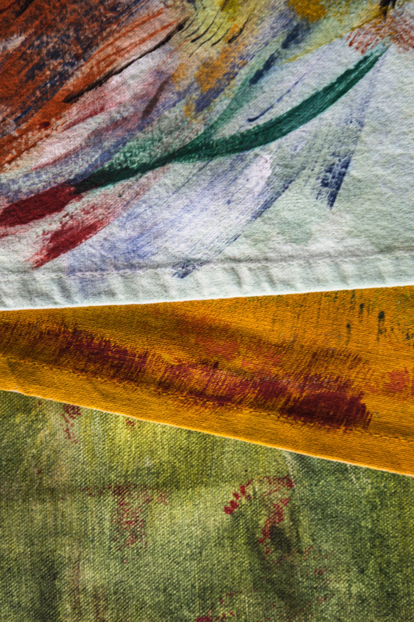 Hand-painted canvas cloth