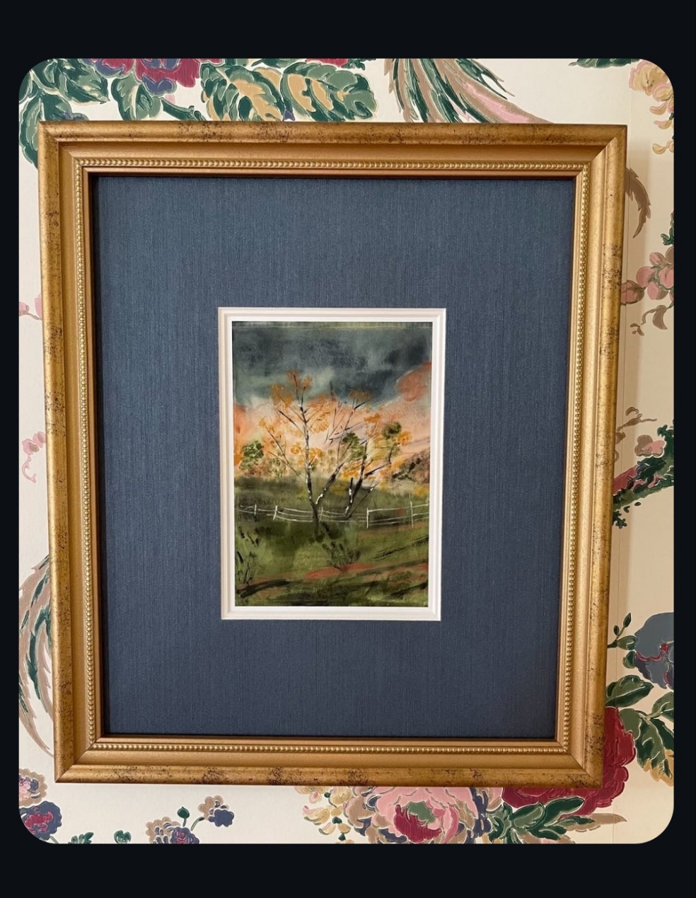 Hand-painted canvas cloth