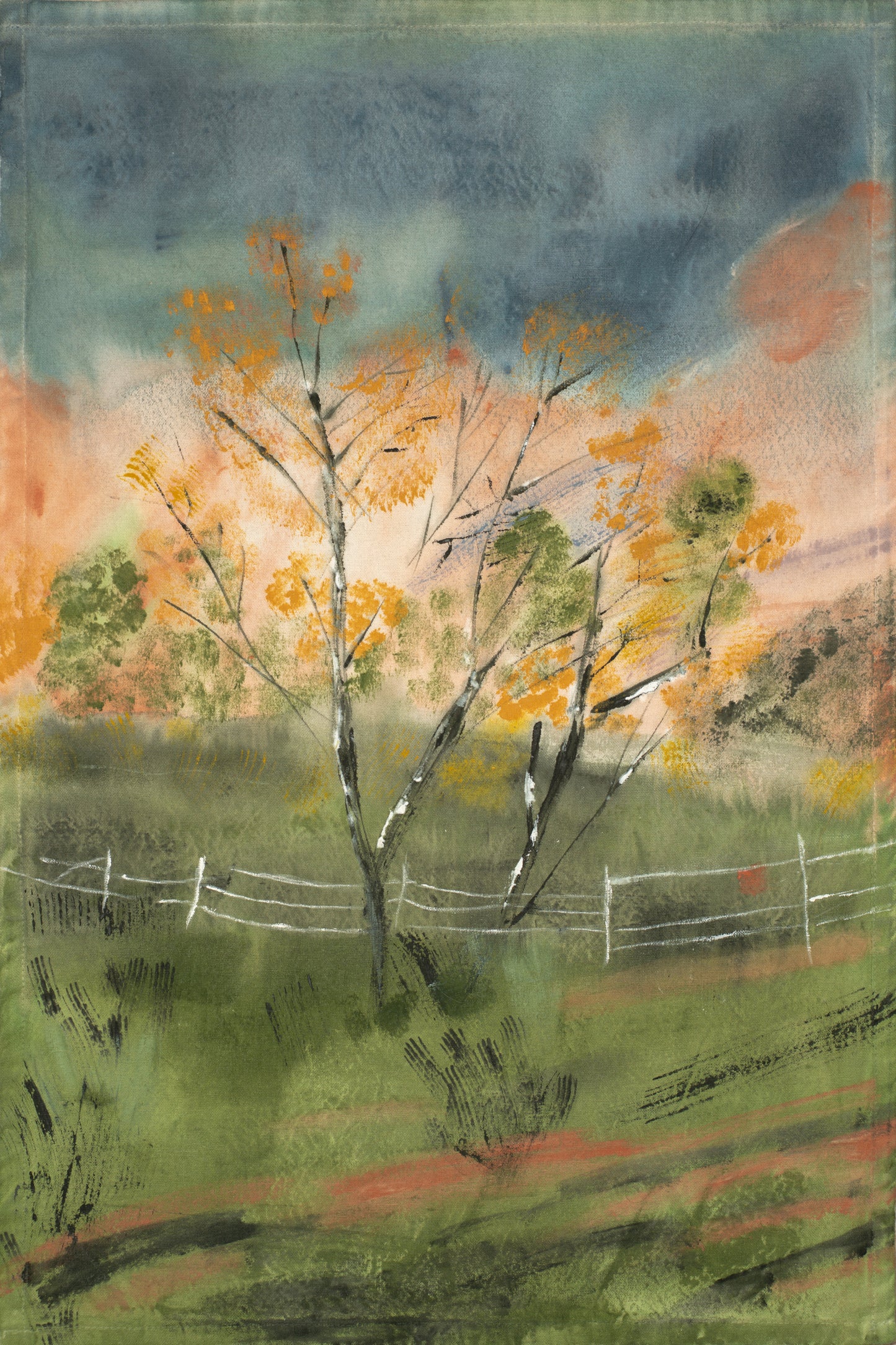 Hand-painted canvas cloth