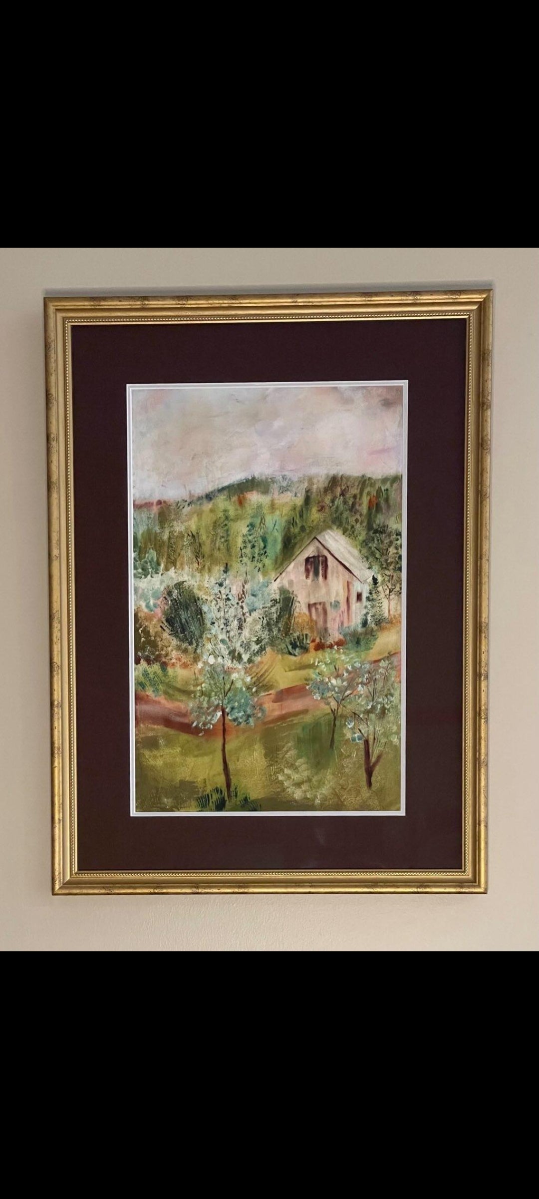 Hand-painted canvas cloth