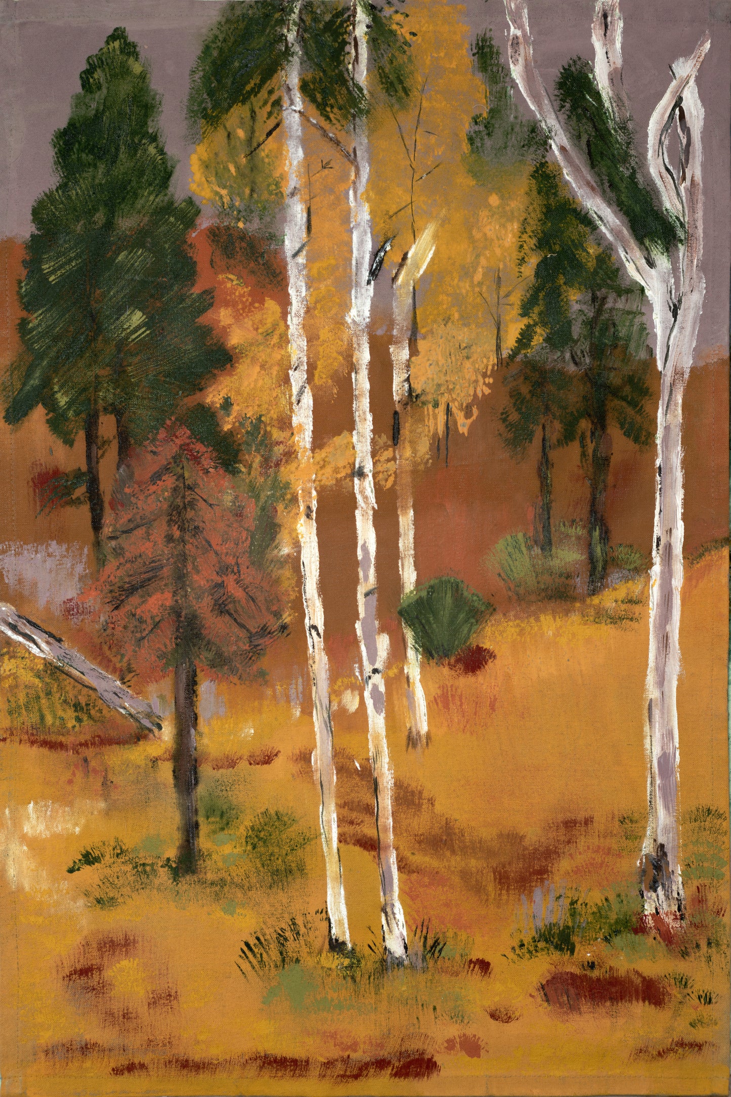 Hand-painted canvas cloth