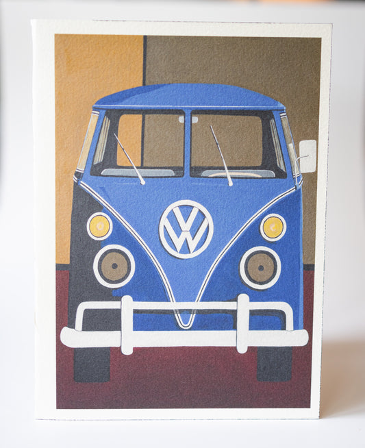 Volkswagon Van 5x7 Card