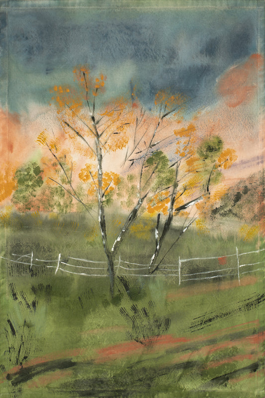 Hand-painted canvas cloth
