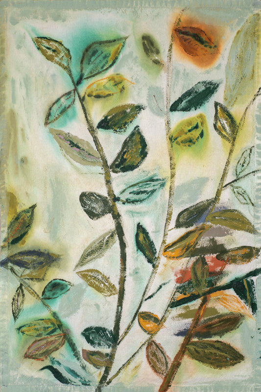 Hand-painted canvas cloth