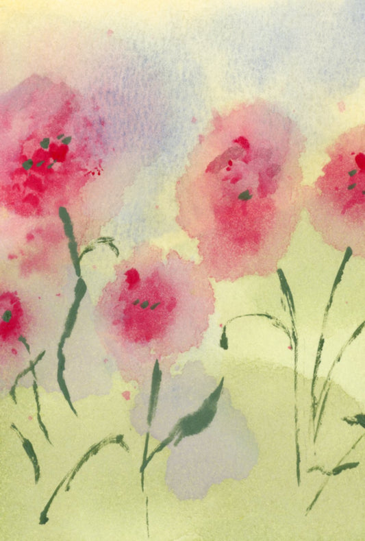 Fuchsia Poppies