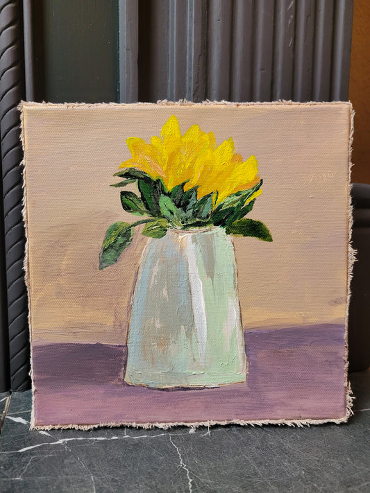 Original velvet wrapped hand painted canvas.